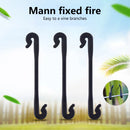 200pcs Plant Vegetable Stems Vines Fastener Garden Climbing Hook Grafting Greenhouse Wall Fixture Clips Fixed Plastic Tied