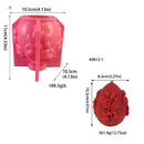 Easter Egg Silicone Candle Mold 3D Flower Relief Spherical Crafts Resin Plaster Cement Casting Molds Valentine's Day Gift Making