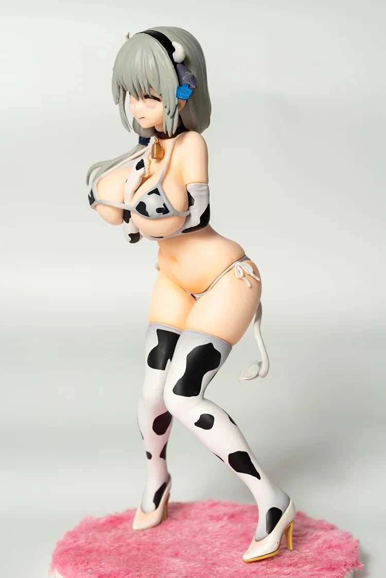 22CM DreamTech Uzaki-chan wa Asobitai Tsuki Uzaki Cow Pattern Bikini 1/7 Anime Girl Action Figure Toy Adult Collection doll