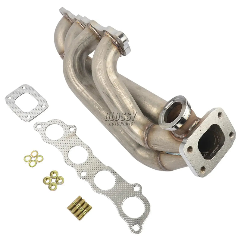 AP03 Turbo Exhaust Manifold T3 T4 Turbocharger For Honda Civic SI Acura RSX K20 Motor