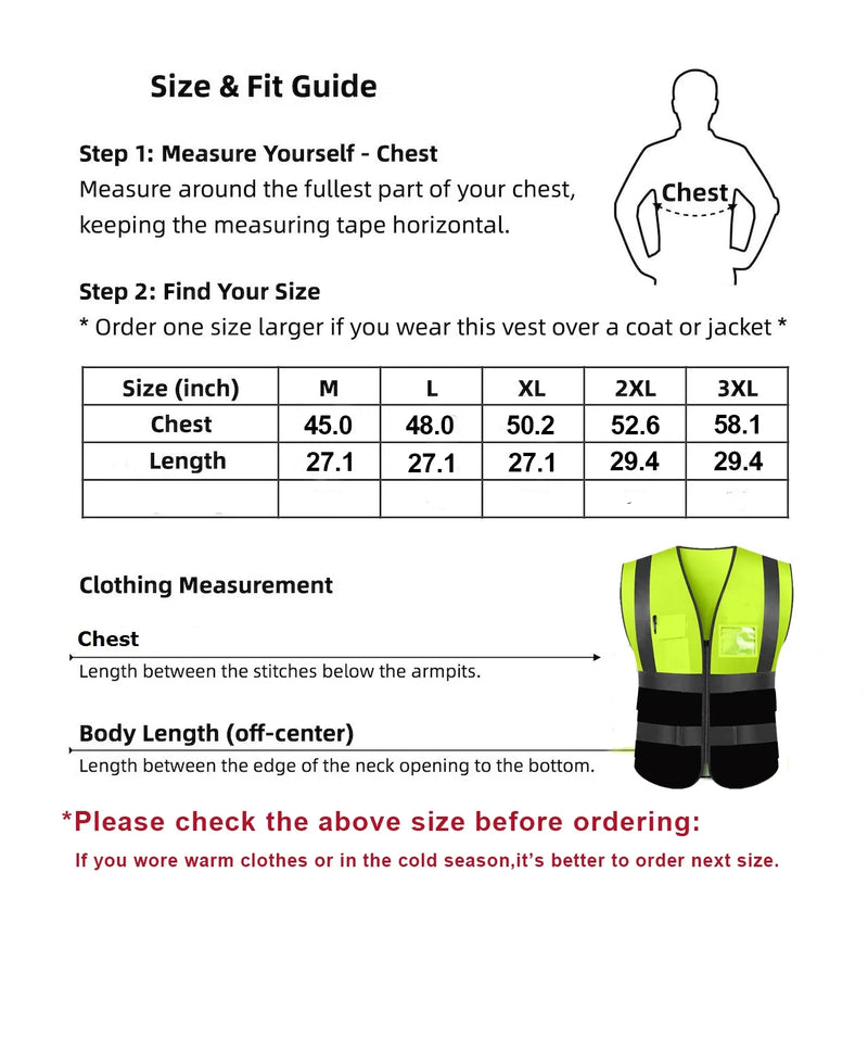 Summer Unisex Mesh Safety Vests High-Visibility Durable Breathable Zippered Pockets Comfortable Reflective for Enhanced Safety