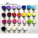 50pcs Diameter 4.5cm Cheap Soap Rose Head beauty Wedding Valentine's Day Gift Wedding Bouquet Home Decoration Hand Flower Art