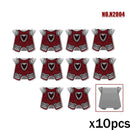 MOC Medieval Accessories Series Building Blocks Military Army Soldier Armour Shield Helmet Sword Crown Weapon Knight Bricks Toys