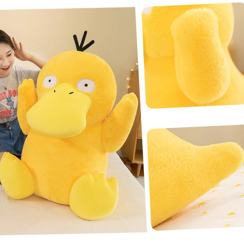 25-60cm Cartoon&Cute Pokemon Psyduck Plush Toy Kawaii Stuffed Anime Soft Doll Throw Pillow Birthday Gift for Kid Room Decoration