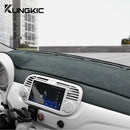 Flannel Dashmat For Fiat 500 2008-2011 Abarth 595 2012 2013 2014 2015 2016 2017 2018 2019 2020 2021-2023 Sunshade Mat Carpet Pad