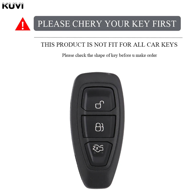 New TPU Car Smart Key Case Cover Shell For Ford Focus 3 4 ST Mondeo MK3 MK4 Fiesta Fusion Kuga Ecosport Protect Fob Accessories