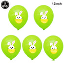 Happy Easter Foil Balloons Cute Bunny Balloons Egg Chick Balloons Easter Party Decoration Kids Easter Gift Easter Party Balloons
