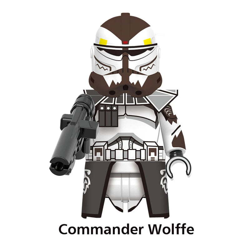 ARC Clone Troopers Building Blocks LUKE Skywalker Mandalorians Boba Fett Palpatine Yoda R2D2 Bricks Action Figures Toys