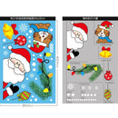 Merry Christmas Elk Snowman Santa Claus Stickers Glass Window Electrostatic Sticker Christmas Decorations For Home Xmas Ornament
