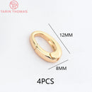 (3310) 15.6x9.6MM Hole 2MM 24K Gold Color Brass Lobster Clasps for Charms Pendants High Quality DIY Jewelry Making Findings