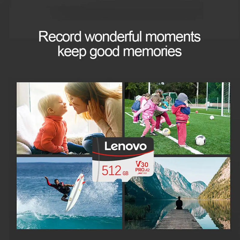 Lenovo 2TB 1TB Class 10 Memory Card 256GB 512GB Micro TF SD Card 128GB TF Flash Memory Card Mini SD Card For Phone Camera Drone