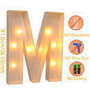91.5CM DIY Name Giant Led Light Letter Frame Box Wedding Valentine's Day Party Decoration Anniversary Baby Shower Birthday Decor