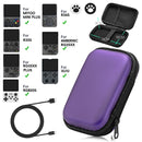 For R36S/R35S Game Console Storage Bag Hard Carrying Case Shockproof Carrying Bag for Anbernic RG35XX/RG353V/RG353VS Case Bag