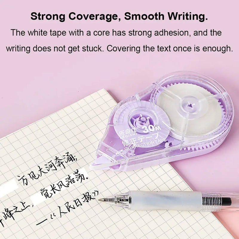 5pcs/Set Office Supplies Correction Tape Roller Stationery School White Sticker Tape 5mm Width 150M Error Eraser Tape Book