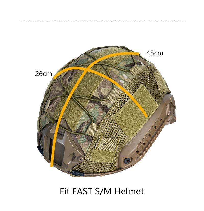 IDOGEAR Tactical FAST Helmet COVER V2 Combat Headwear Duty Paintball Molle Gear 3802