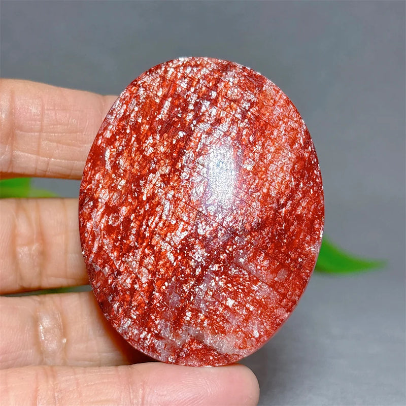 Red Moonstone Palm Crystal Natural Quartz Stone Home Decoration Minerals Reiki Craft Gifts Energy Healing Meditation Spiritual