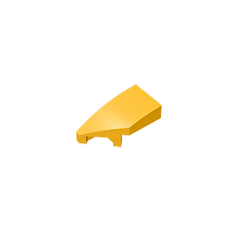 Gobricks 1 Pcs MOC 2 x 1 with Stud Notch Left Bricks Compatible With 29120 1383 1125 Model Building Blocks Parts Kids DIY Toys