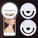 Led Selfie Ring Light Mobile Phone Lens Lamp Photo Night Light Mirror Neon Sign Selfie Ring Makeup Lightings For IPhone Xiaomi