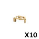 MOC WWII Military Figure Accessories Building Blocks Soldiers Face Scarf Tactical Belt Headphones Telegram Toys Children J031