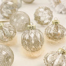 Christmas Ball Decorations Transparent Painted PET Christmas Ball Set Ornaments Christmas Tree Accessories Pendant 8cm/9pcs