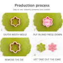 9pcs/Set Snowflake Cookie Embossing Cutter Molds Merry Christmas Snowflake Fondant Stamp Pastry Biscuit Cake Decorating Tools