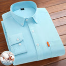 Men's shirt long sleeve 100% cotton spring/summer Oxford woven non-ironing anti-wrinkle Business casual high quality