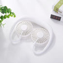 Portable Summer Sports Fans Low Noise USB Neck Cooling Fan Rechargeable Comfortable To Wear for Home School Office