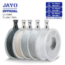 JAYO High Speed Marble PLA Filament 5 Rolls High Speed PLA 3D Printer Filament For FDM Marble-Like Texture 3D Printing Materials