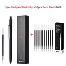 Cute Kaco MIDOT Gel Ink Pen Metal Signature Pens 0.5mm Fine Point 800Meter Smooth Writing Quick Dry Office School Stationary