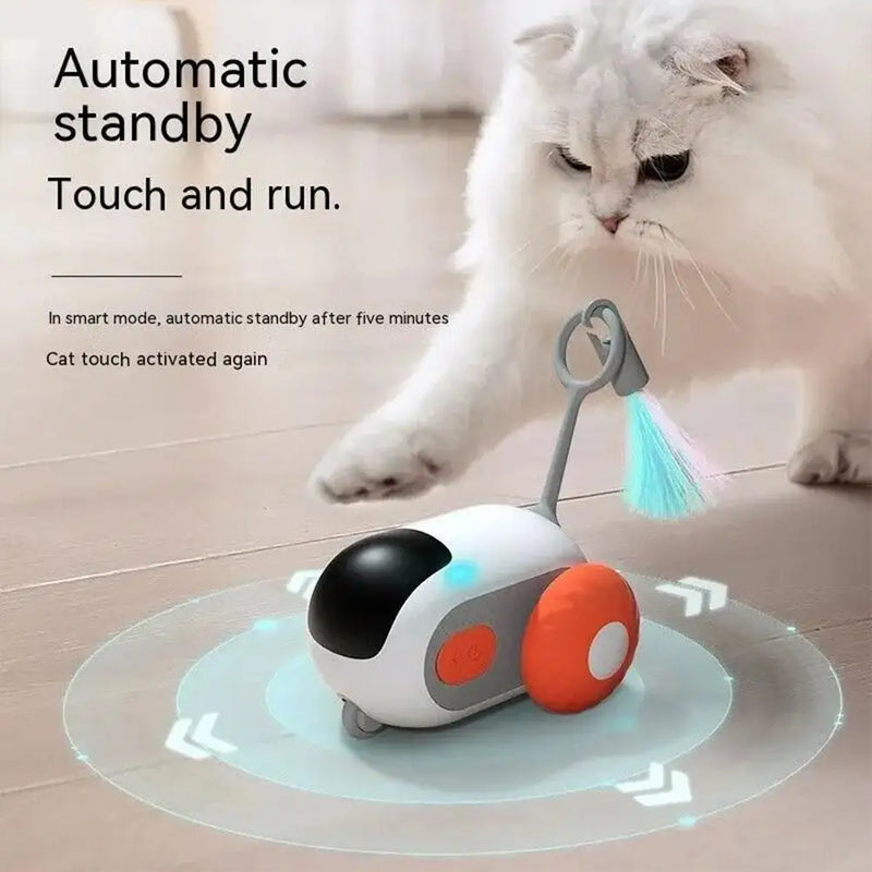 Remote Controlled Toy 2 Modes Automatic Moving Toy Car For S Dogs Interactive Playing Kitten Training Pet Supp B4z2