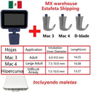 3.5″ High Resolutin Touch Screen Digital Video Laryngoscope, 6 Size Reusable Sterilizable Blades for Choice, Free Metal Suitcase