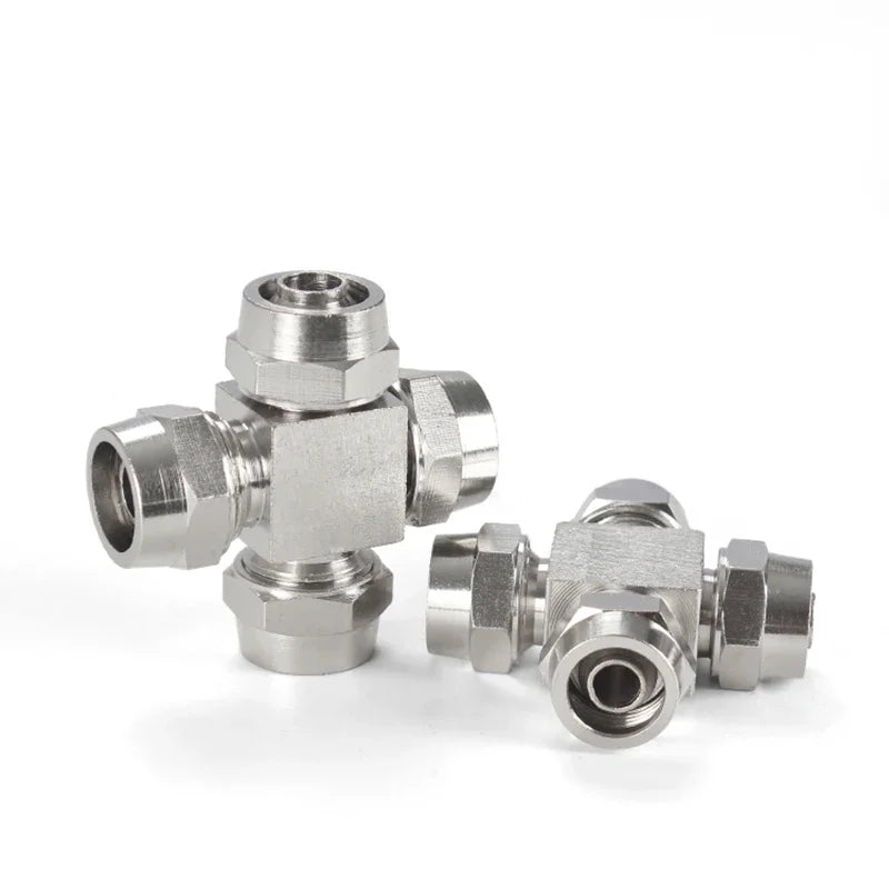 PV PE PM PZA Copper Plated Nickel Pneumatic Air Quick Connector For Hose Tube OD 4MM 6 8 10 12 14 16MM Fast Joint Connection