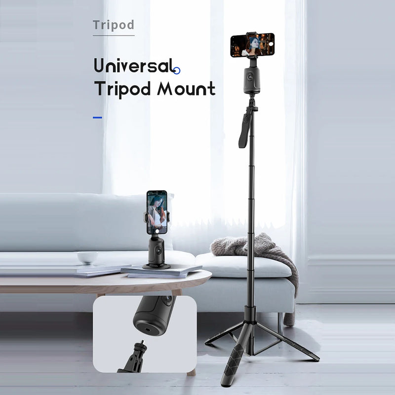 Auto Face Follow-up Gimbal Stabilizer 360 Rotation Handheld Selfie Stick Tracking Gimbal for Tiktok Live Photography Brand New