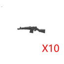 WWII Military Building Blocks Accessories Soldier Figures Weapons Box Rifle Submachine Gun AKM Shield Mini Brick Toy K003 Gift