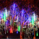 LED Christmas Meteor Shower Garland Festoon Holiday Strip Light Outdoor Fairy String Lights for Street Garden Decoration Navidad