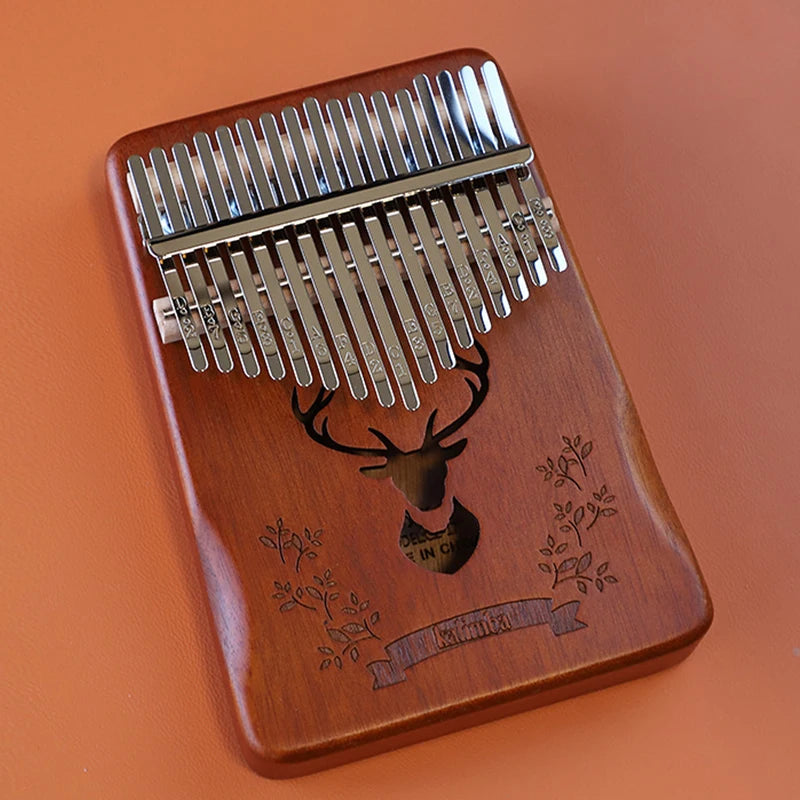 17 Keys Kalimba Thumb Piano High Quality Wood Mbira Body Musical Instruments With Learning Book Kalimba Piano Christmas Gift