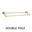 Luxury Golden Bathroom Brass Hardware Towel Rack Paper holder Toilet Brush Holder Towel Holder hook Row hook Activity bar