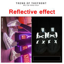 1 Pair NEW Reflective Sports Shoelace Round Rope Rhoelace Rtrong Light Shoelace Durable Shoelace Rope Length 100/120/140/160CM