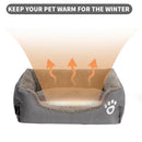 Bed for Dog Cat Pet Dog Kennel Dog Mattress Dog Sofa Bed Large Square Plush Nest for Small Medium Dogs Pet Supplies