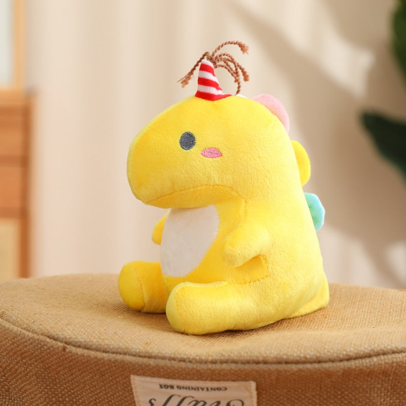 Ultra Soft Lovely Dinosaur Plush Doll Huggable Pink/Blue/Green Stuffed Party Hat Toy Kids High Quality Animals Toy Birthday Gift