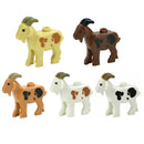 Figures Animal Building Block MOC City Goat Sheep Eagle Owl Panda Parrot Seagull Penguin Zoo Fram Accessories Bricks Toy Gift