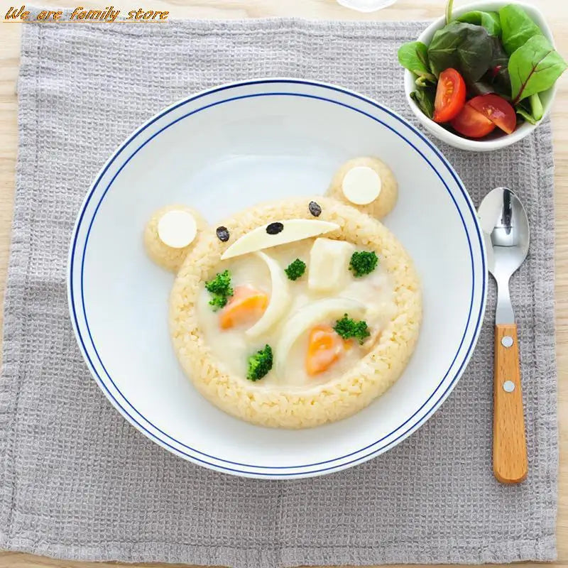 NEW Cute Cartoon Cat Bear Sushi Nori Rice Mold Decor Cutter Bento Sandwich DIY Tool