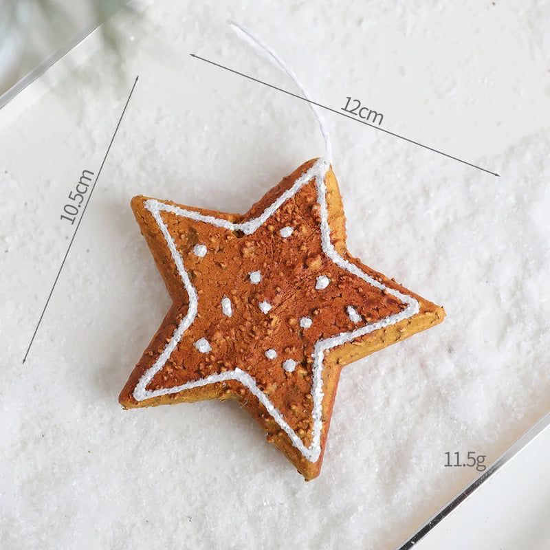 Foam Ball Snowflake Christmas Tree Pendant Christmas Ball Gingerbread Man Pendant Christmas Pendant Diy Christmas Ornament