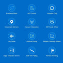 Liectroux YW710 Robot Window Cleaner,Double Water Spray,Strong Vacuum,Home Floor Wall Window Cleaning Robot,App&Remote Control