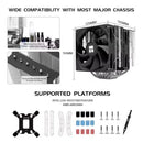 Thermalright Peerless Assassin 120 SE V2 Computer case air cooling radiator,Support LGA1851/1700/AM5/AM4 with 120x120x28mm fan