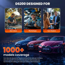 ANCEL DS200 OBD2 Car Diagnostic Tools All System Code Reader 15 Reset FCA Autoauth Automotive Scanner WiFi Lifetime Free Update