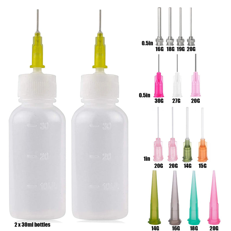 1set tip applicator bottle set science laboratory measuring watering supplement, pets,  students, glue applicator