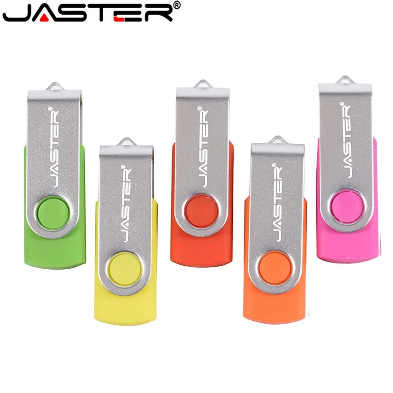 JASTER USB Flash Drive Key Shaped USB Flash Drive Key Chain Pendrive 4GB 8GB 16GB 32GB 64GB USB 2.0 Memory Stick Micro Usb