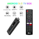 TV98 ATV H313 Android TV Stick 14.0 8K 2.4G/5G WiFi Quad Core BT5.0 Set Top Box Smart TV Box for Network Media Player