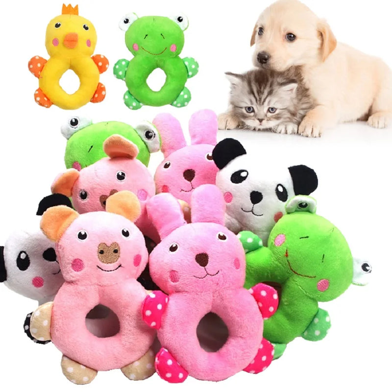 Pet products, puppy, teddy plush, circular toy, cute teeth grinding, puzzle cleaning
